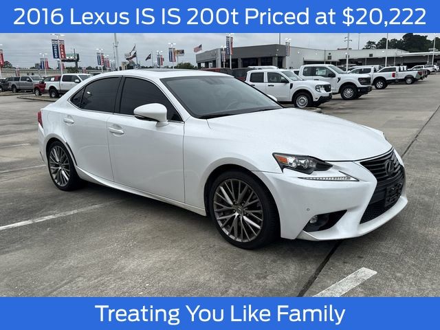 Eminent White Pearl 2016 Lexus IS 200t RWD Sedan Rear-Wheel Drive 8-Speed Automatic