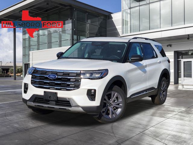 2025 Star White Metallic Tri-Coat Ford Explorer Active 4X4 SUV