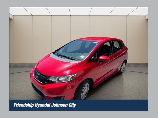 Red 2015 Honda Fit LX Hatchback Front-Wheel Drive Continuously Variable Transmission