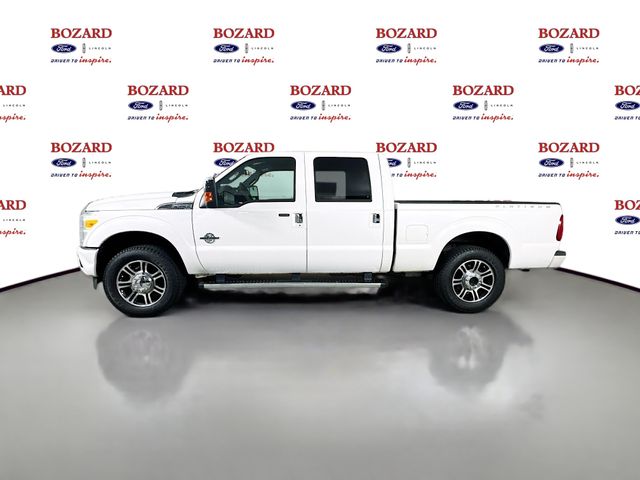 2015 White Platinum Metallic Tri-Coat Ford Super Duty F-250 SRW Platinum 4X4 Truck