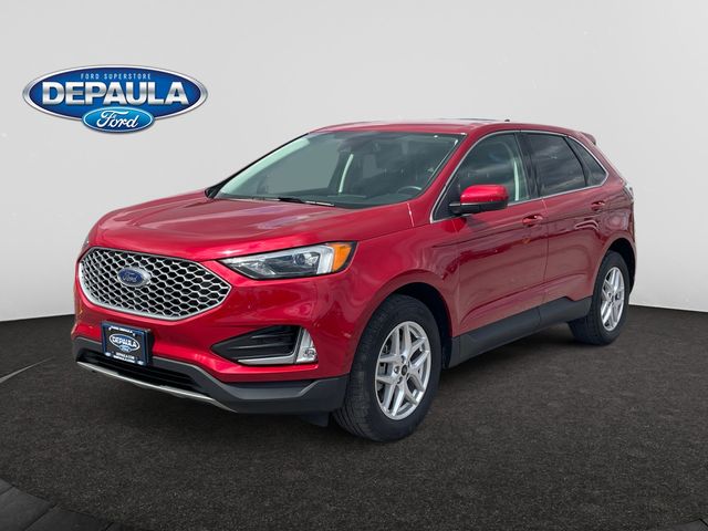 Red Metallic 2023 Ford Edge SEL AWD SUV / Crossover All-Wheel Drive 8-Speed Automatic
