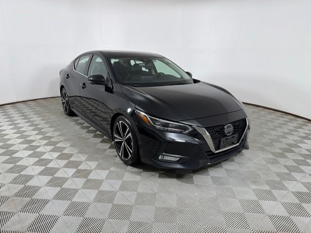 Super Black 2021 Nissan Sentra Sedan Front-Wheel Drive Continuously Variable Transmission