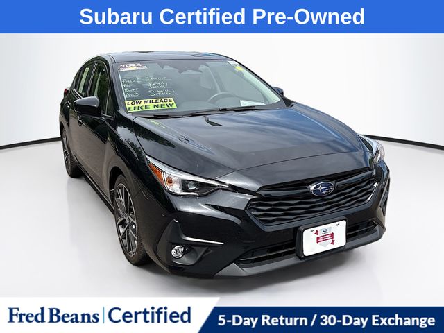 Crystal Black Silica 2024 Subaru Impreza Wagon All-Wheel Drive Continuously Variable Transmission