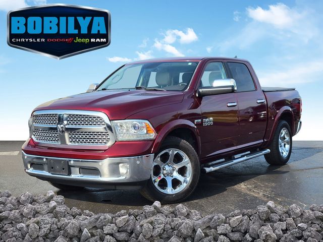 Delmonico Red Pearlcoat 2017 RAM 1500 Pickup Truck Four-Wheel Drive 8-Speed Automatic
