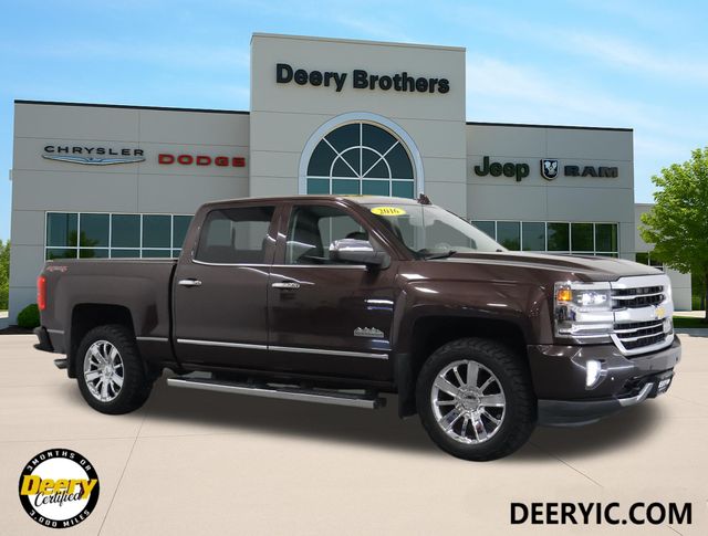 Autumn Bronze Metallic 2016 Chevrolet Silverado 1500 Pickup Truck Four-Wheel Drive 8-Speed Automatic Overdrive