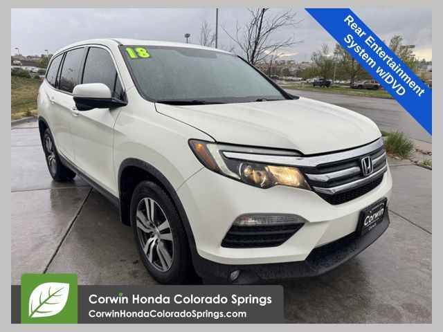 White Diamond Pearl 2018 Honda Pilot EX-L AWD with RES SUV / Crossover All-Wheel Drive 6-Speed Automatic