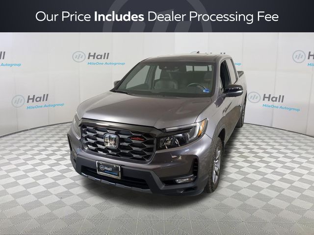 Gray 2025 Honda Ridgeline Pickup Truck All-Wheel Drive 9-Speed Automatic