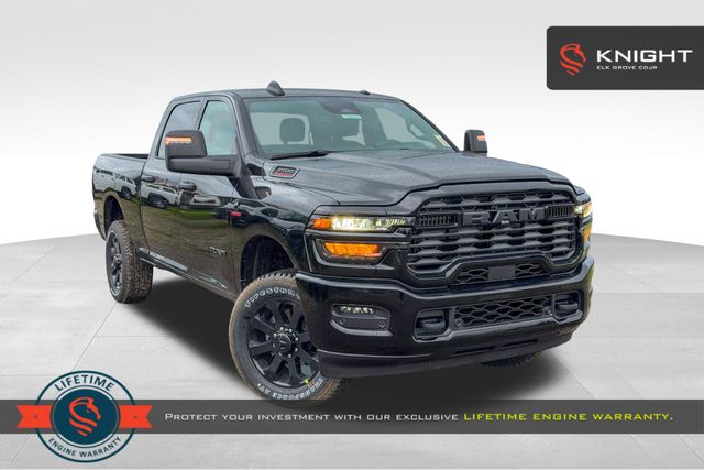 Diamond Black Crystal Pearlcoat 2026 RAM 3500 Pickup Truck Four-Wheel Drive 8-Speed Automatic