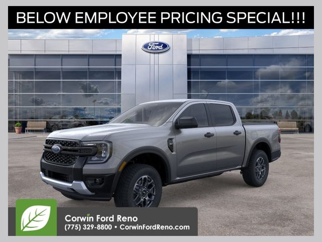 Gray Metallic 2026 Ford Ranger Pickup Truck Four-Wheel Drive Automatic