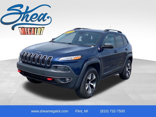 Patriot Blue Pearlcoat 2018 Jeep Cherokee Trailhawk 4WD SUV / Crossover Four-Wheel Drive 9-Speed Automatic