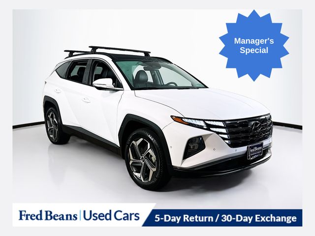 Serenity White Pearl 2023 Hyundai Tucson SUV / Crossover All-Wheel Drive 8-Speed Automatic