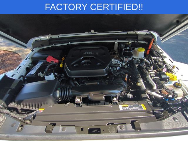Used 2022 White Jeep Unlimited Sahara 4xe image 35
