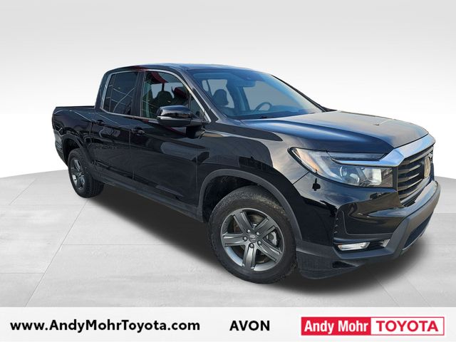 Crystal Black Pearl 2023 Honda Ridgeline RTL AWD Pickup Truck All-Wheel Drive 9-Speed Automatic