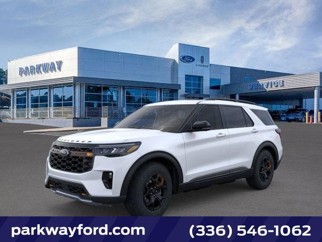 Star White Metallic Tri-Coat 2026 Ford Explorer Tremor AWD SUV / Crossover All-Wheel Drive Automatic