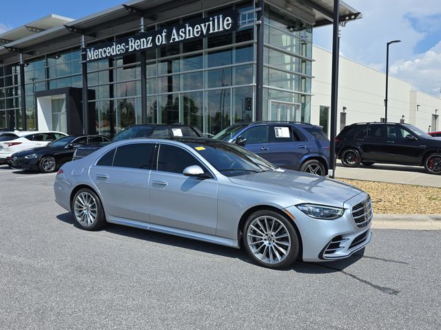 Cirrus Silver Metallic 2022 Mercedes-Benz S-Class Sedan All-Wheel Drive 9-Speed Automatic