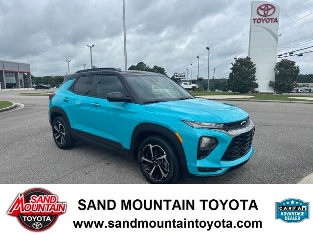Blue 2021 Chevrolet Trailblazer SUV / Crossover Front-Wheel Drive Continuously Variable Transmission