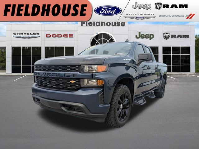 Northsky Blue Metallic 2020 Chevrolet Silverado 1500 Pickup Truck Four-Wheel Drive 6-Speed Automatic Overdrive