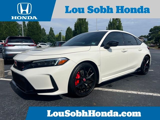 Championship White 2025 Honda Civic Type R Hatchback Front-Wheel Drive 6-Speed Manual