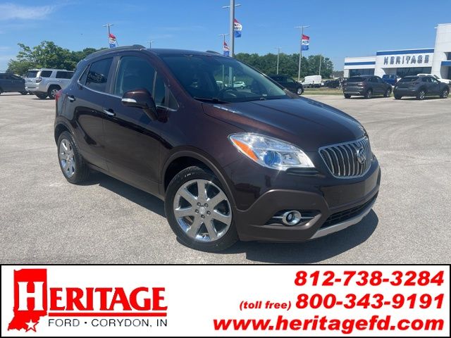 Deep Espresso Brown Metallic 2016 Buick Encore SUV / Crossover Front-Wheel Drive 6-Speed Automatic Overdrive