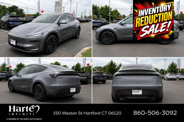 Silver 2026 Tesla Model Y SUV / Crossover All-Wheel Drive 1-Speed Automatic