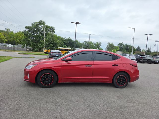 Scarlet Red 2019 Hyundai Elantra Sedan Front-Wheel Drive 6-Speed Automatic