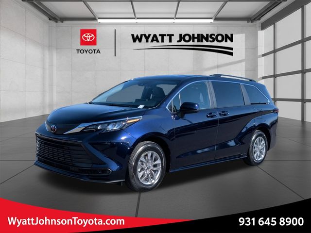 Blue 2026 Toyota Sienna LE 8-Passenger FWD Minivan Front-Wheel Drive Continuously Variable Transmission