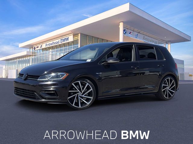 Deep Black Pearl Metallic 2018 Volkswagen Golf R 4-Door AWD Hatchback All-Wheel Drive 7-Speed Dual Clutch