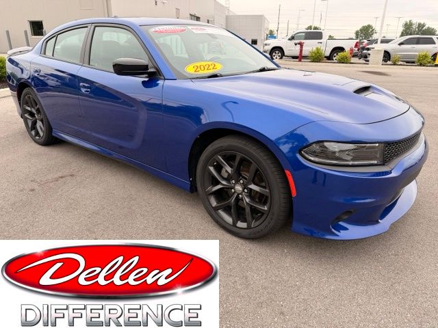 Indigo Blue 2022 Dodge Charger Sedan Rear-Wheel Drive 8-Speed Automatic