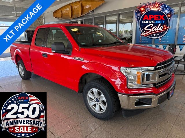 Race Red 2019 Ford F-150 XLT SuperCab RWD Pickup Truck 4X2 Automatic