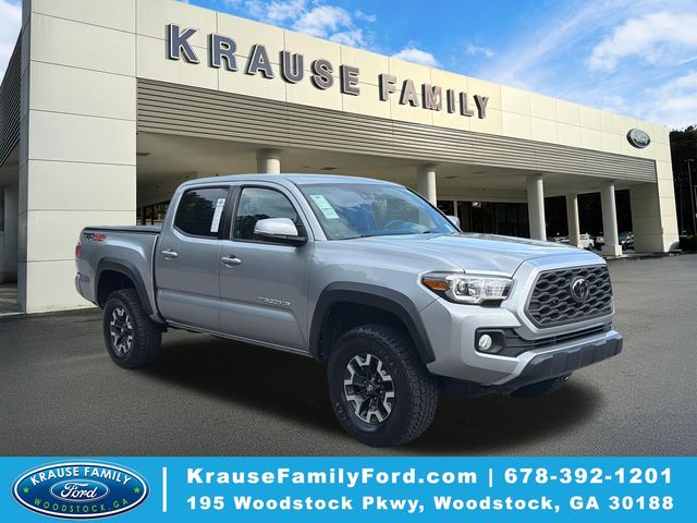 Celestial Silver Metallic 2022 Toyota Tacoma Pickup Truck Four-Wheel Drive 6-Speed Automatic