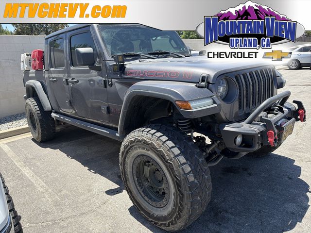 Crystal Metallic 2020 Jeep Gladiator Pickup Truck Four-Wheel Drive 8-Speed Automatic