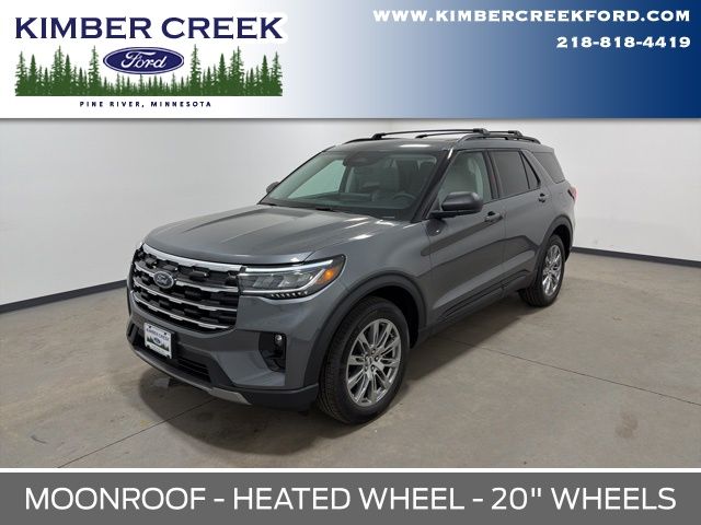 Carbonized Gray Metallic 2026 Ford Explorer Active AWD SUV / Crossover All-Wheel Drive Automatic