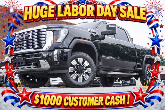 Black 2024 GMC Sierra 3500HD Pickup Truck Four-Wheel Drive Automatic