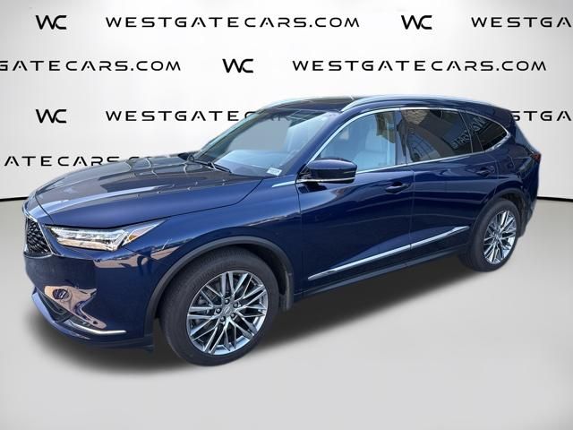 Fathom Blue Pearl 2024 Acura MDX SH-AWD with Advance Package SUV / Crossover All-Wheel Drive Automatic