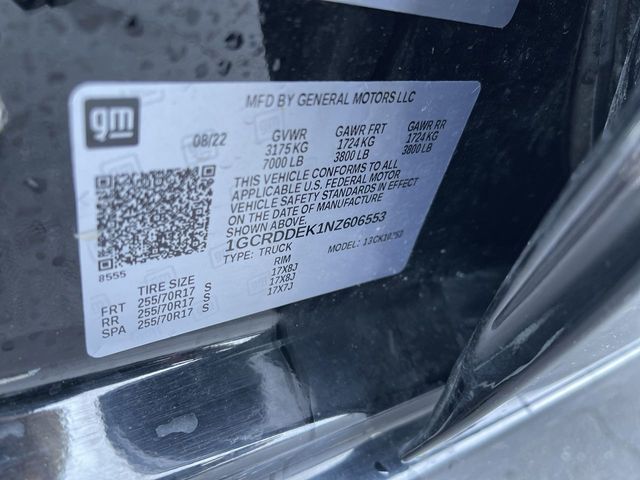 Used 2022 Chevrolet Silverado 1500 For Sale in New Hudson, MI