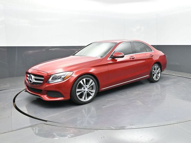 Red 2017 Mercedes-Benz C-Class C 300 Sedan Rear-Wheel Drive 7-Speed Automatic