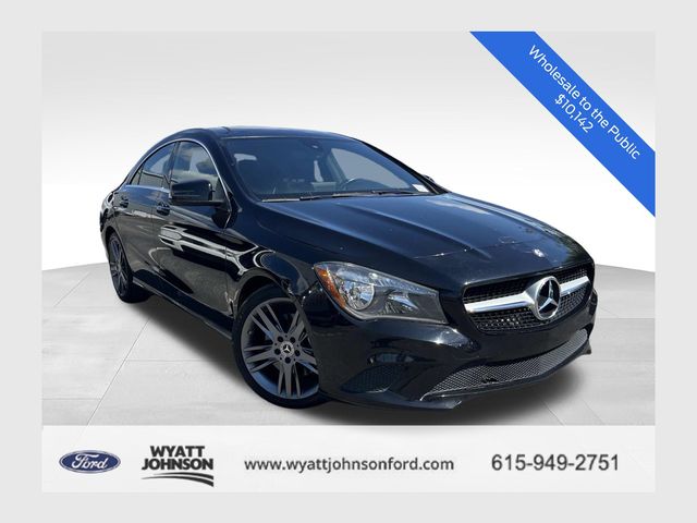 Black 2015 Mercedes-Benz CLA Sedan Front-Wheel Drive 7-Speed Automatic