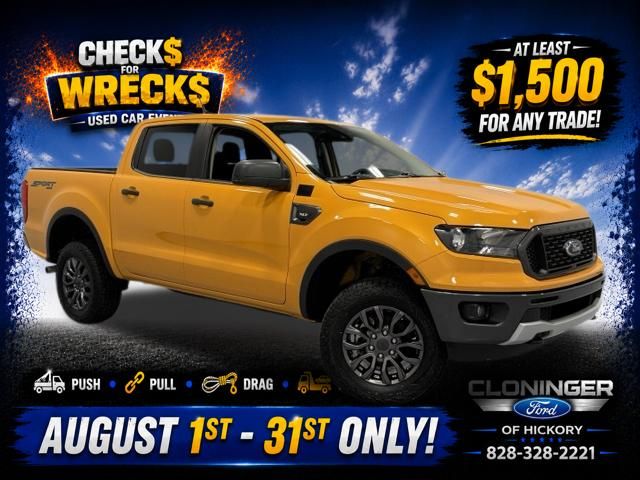 Cyber Orange Metallic Tricoat 2021 Ford Ranger Pickup Truck Four-Wheel Drive Automatic