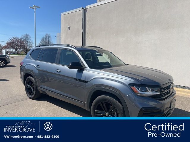 Gray Metallic 2022 Volkswagen Atlas V6 SEL R-Line Black 4Motion SUV / Crossover All-Wheel Drive 8-Speed Automatic