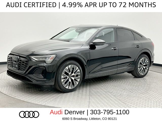 Mythos Black Metallic 2024 Audi Q8 e-tron Sportback Sedan All-Wheel Drive Automatic