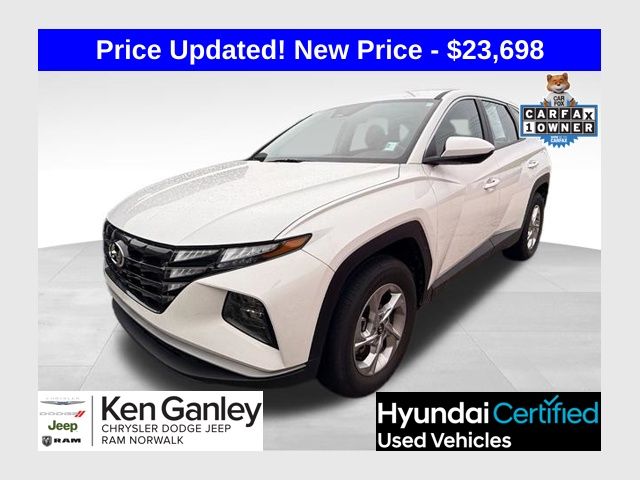 White Pearl 2024 Hyundai Tucson SUV / Crossover All-Wheel Drive 8-Speed Automatic