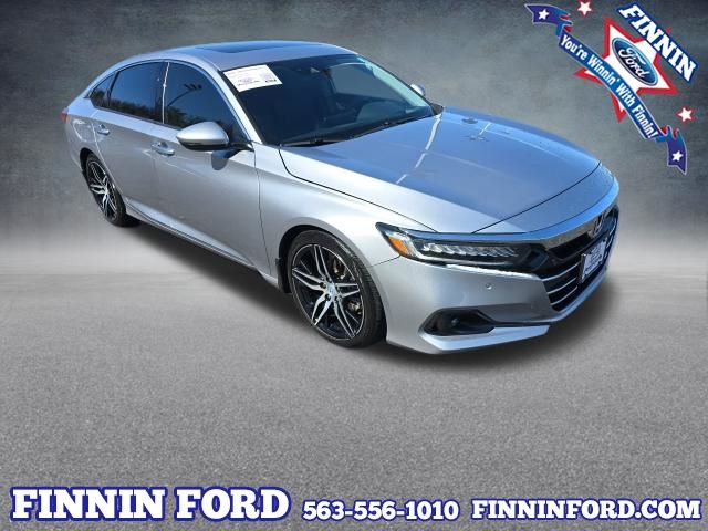 Silver 2021 Honda Accord Touring FWD Sedan Front-Wheel Drive Automatic