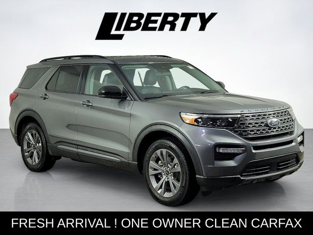 Gray Metallic 2023 Ford Explorer SUV / Crossover All-Wheel Drive Automatic