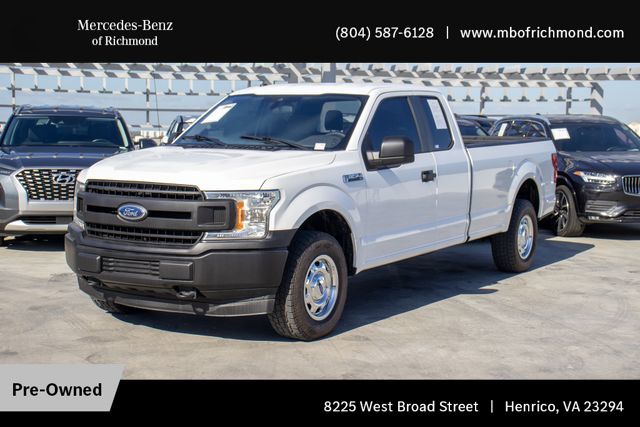 Oxford White 2019 Ford F-150 XL SuperCab 4WD Pickup Truck Four-Wheel Drive Automatic