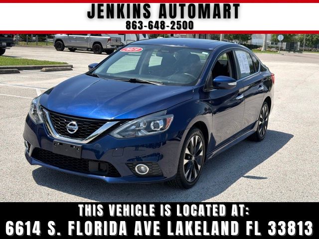 Deep Blue Pearl 2019 Nissan Sentra Sedan Front-Wheel Drive Continuously Variable Transmission