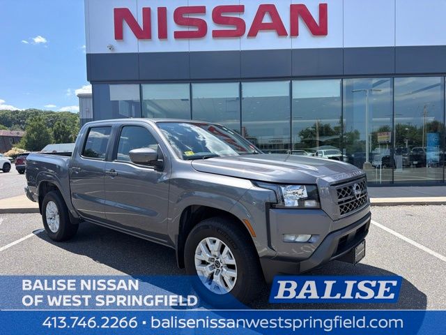Gray (Gun Metallic) 2023 Nissan Frontier Pickup Truck Four-Wheel Drive 9-Speed Automatic