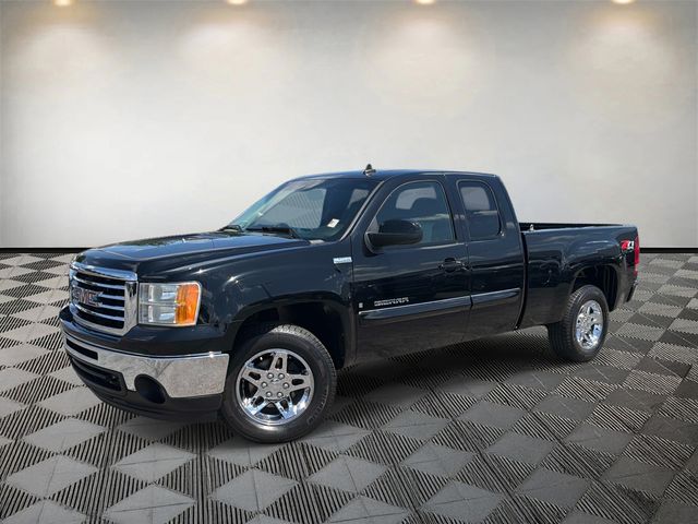 Onyx Black 2009 GMC Sierra 1500 SLT Ext. Cab SB 4WD Pickup Truck Four-Wheel Drive 4-Speed Automatic Overdrive