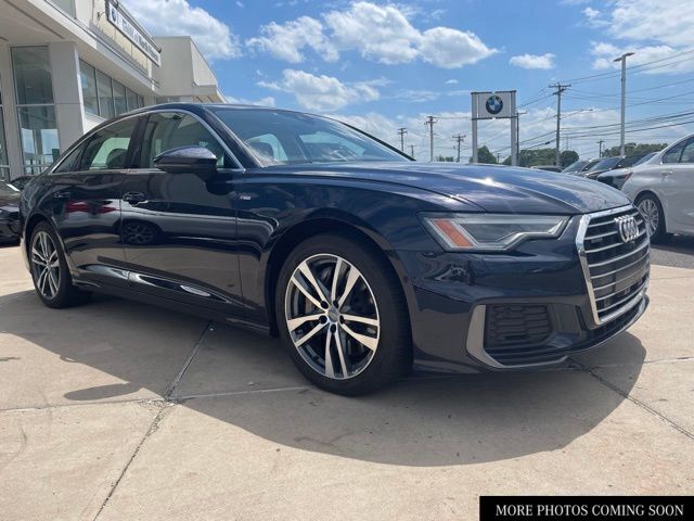 Firmament Blue Metallic 2019 Audi A6 55 TFSI quattro Premium Plus Sedan AWD Sedan All-Wheel Drive 7-Speed Automatic
