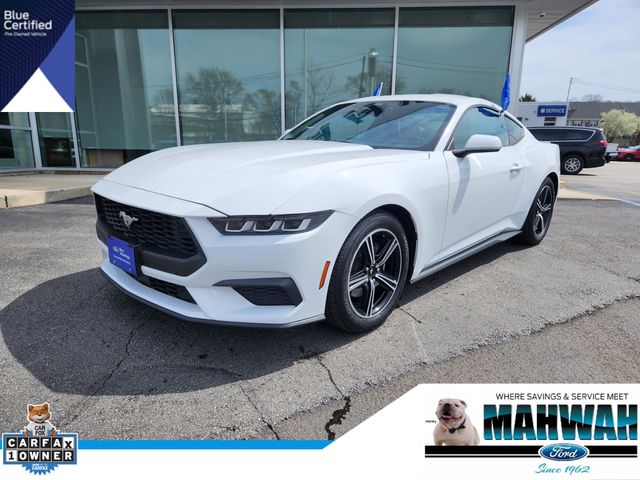 Oxford White 2024 Ford Mustang Coupe Rear-Wheel Drive Automatic