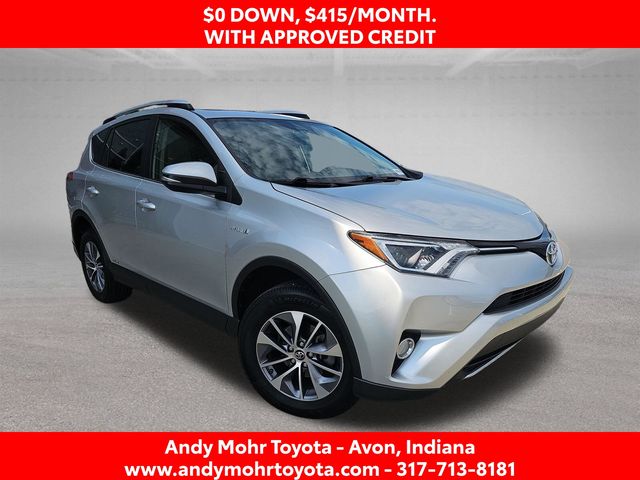 Classic Silver Metallic 2016 Toyota RAV4 Hybrid SUV / Crossover All-Wheel Drive Continuously Variable Transmission